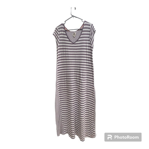 Anne Klein‎ Striped Maxi Dress Size Medium